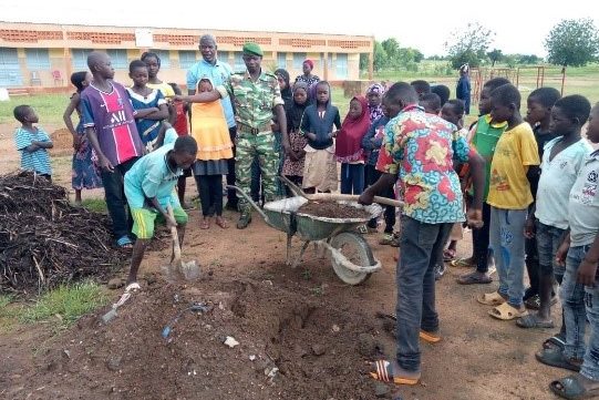 Baumpflanzungen an Schulen in Garango