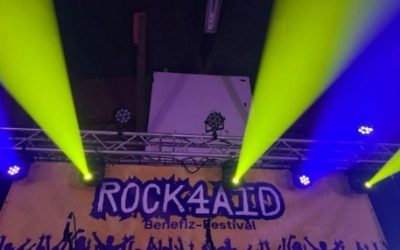 Dank an Rock4Aid für tollen Festivalerlös ….